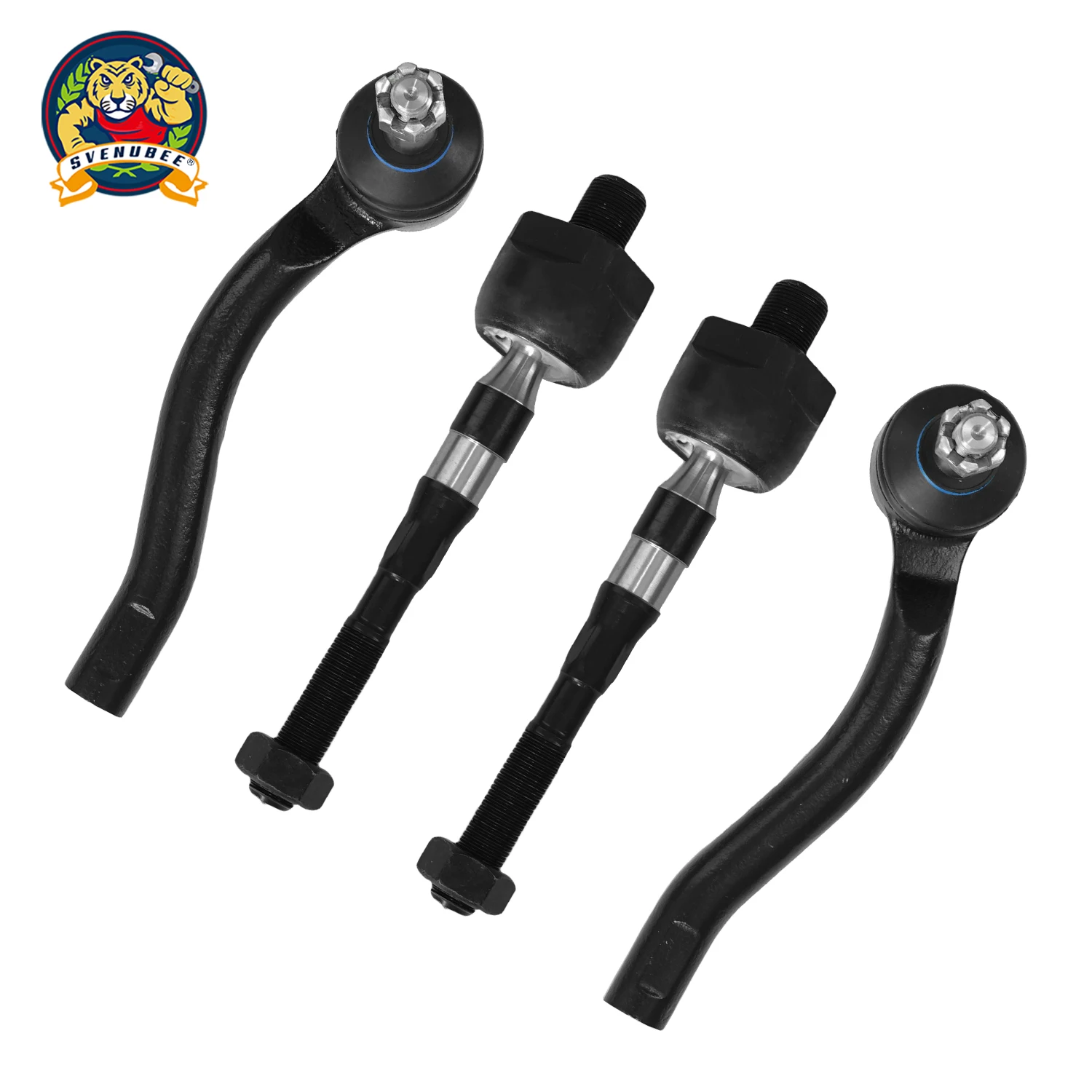 

Svenubee 4Pcs Front Outer Inner Tie Rod Ends Kit Fits For 2010-2013 Infiniti G25 G37 For 2015 Q40 - EV801145 ES800337 48520EG025