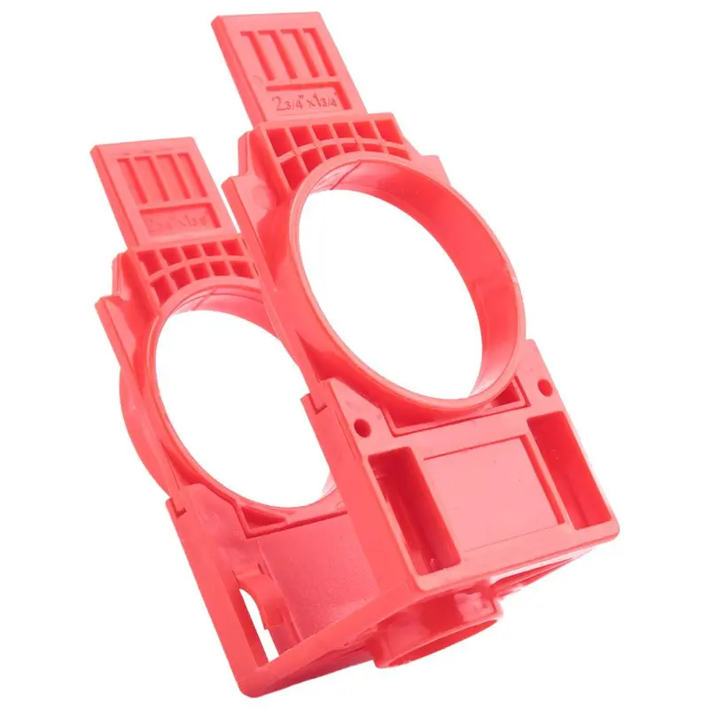 【الضرورة】طقم تركيب قفل الباب 10X، طقم حفر فتحة الباب للمسامير الميتة والأقفال مع قالب توجيه، فتحة قفل الباب #2