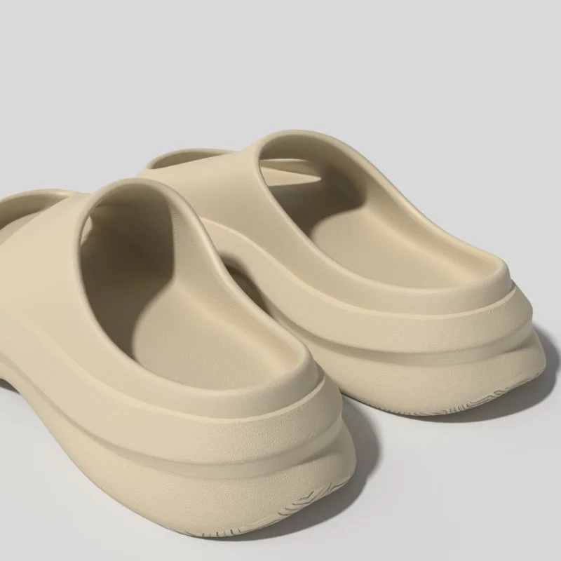 EVA Thick Soled Slippers Female 2022 Summer Outdoor Sports Lovers Hole Sandals Male Anti-skid Thich Soled Slippers