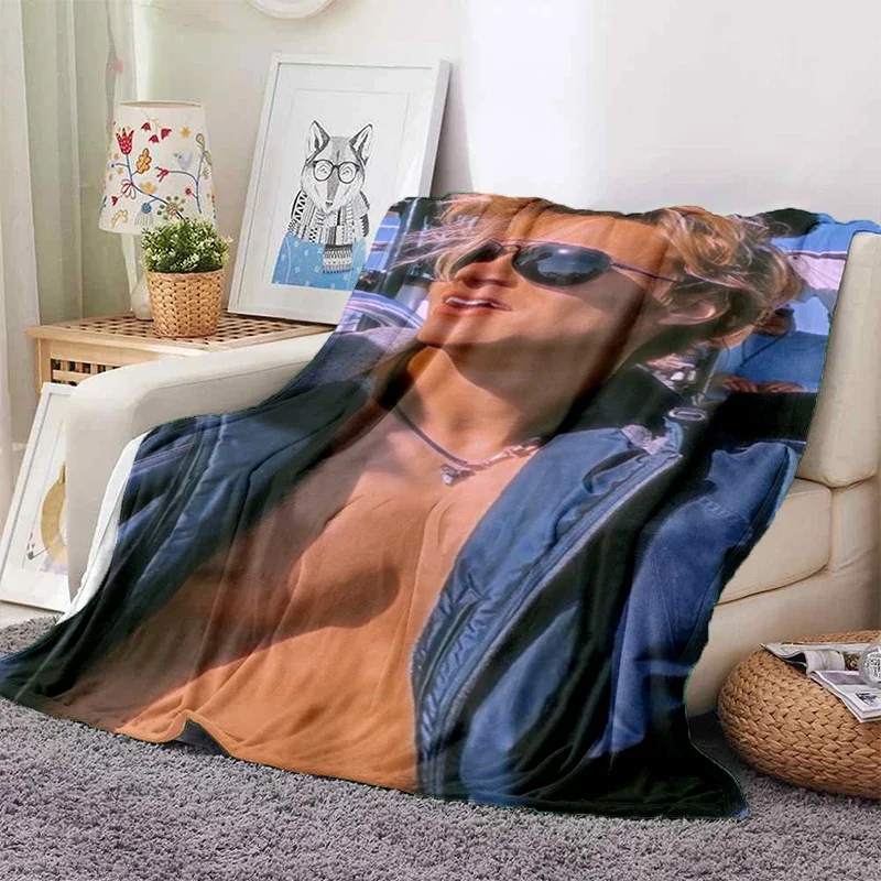 

3D Rudy Pankow Star JJ Maybank Blanket,Soft Throw Blanket for Home Bedroom Bed Sofa Picnic Travel Office Cover Blanket Gift Kids
