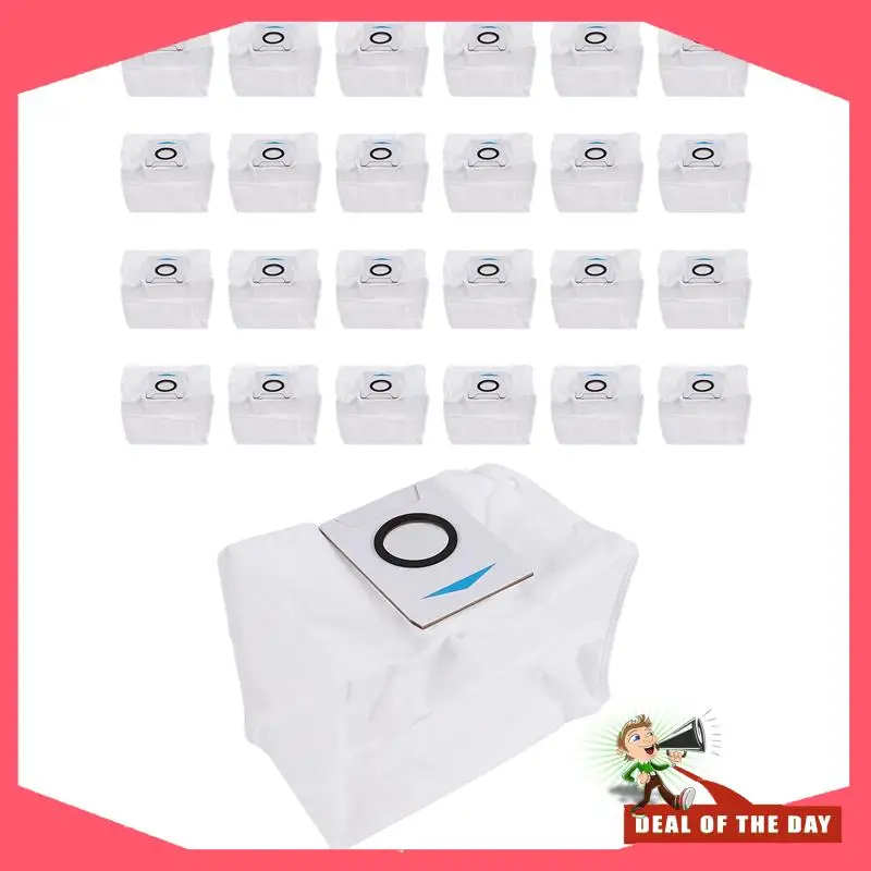 تسليم 24 ساعة لـ Ecovacs Deebot X1 OMNI كيس لجميع الغبار ملحقات جهاز آلي لتنظيف الأتربة X1 توربو أكياس القمامة القذرة استبدال Pa