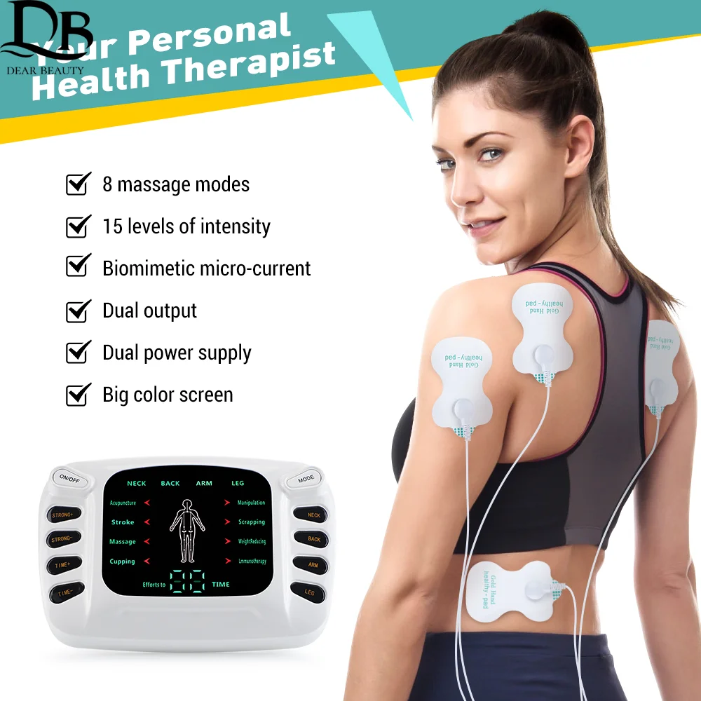 

Full Body Tens Acupuncture Electric Therapy Massager EMS Muscle Stimulator Meridian Physiotherapy Massage Apparatus Massager