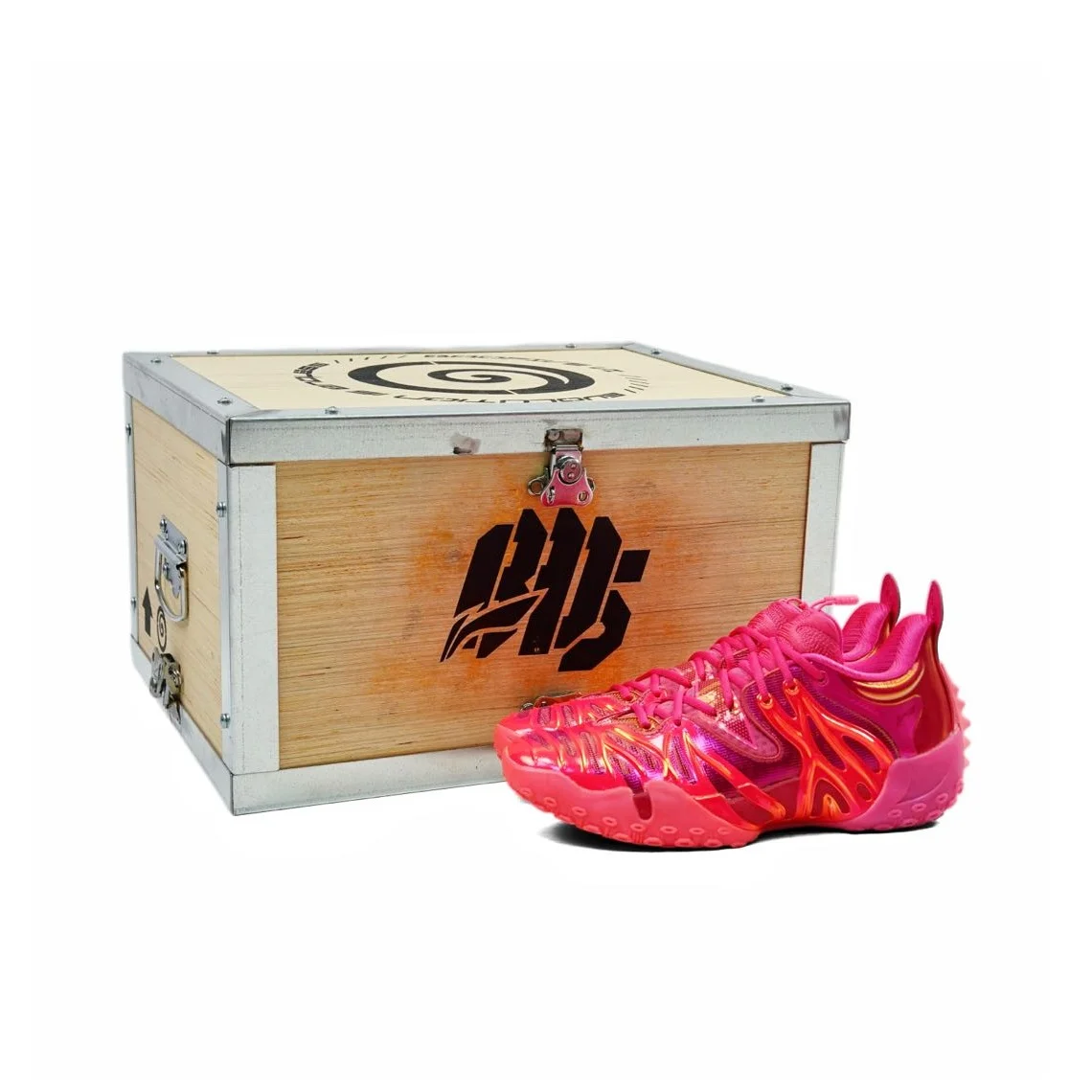 Li Ning BadFive 6 Low top Basketball Shoes Men's Pink ABFW019-11(S-BOX)