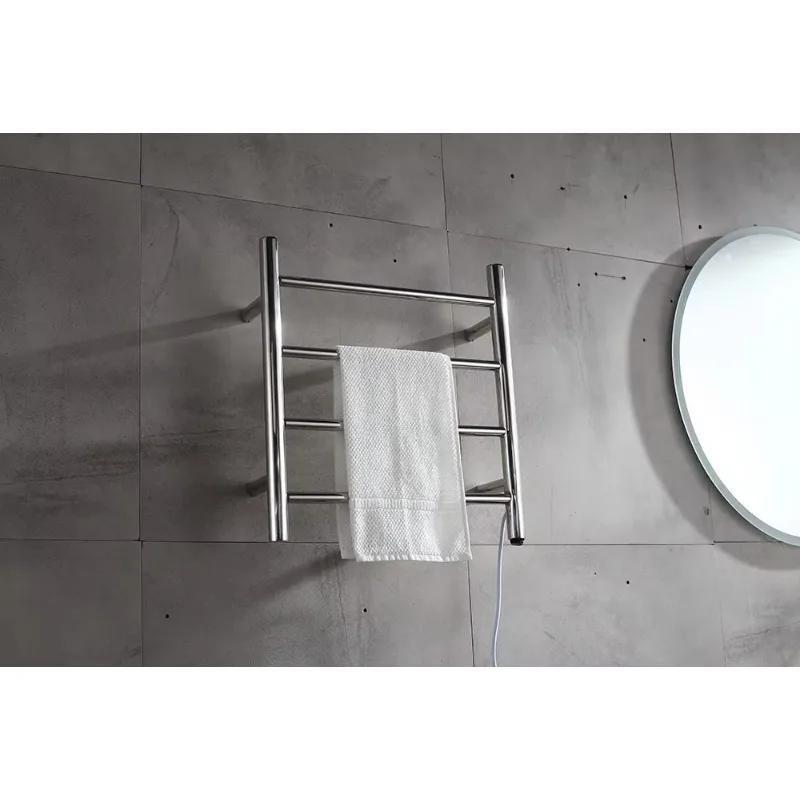 Сушилка для полотенец для ванной комнаты, круглая трубка, настенный радиатор, настенная сушилка с подогревом