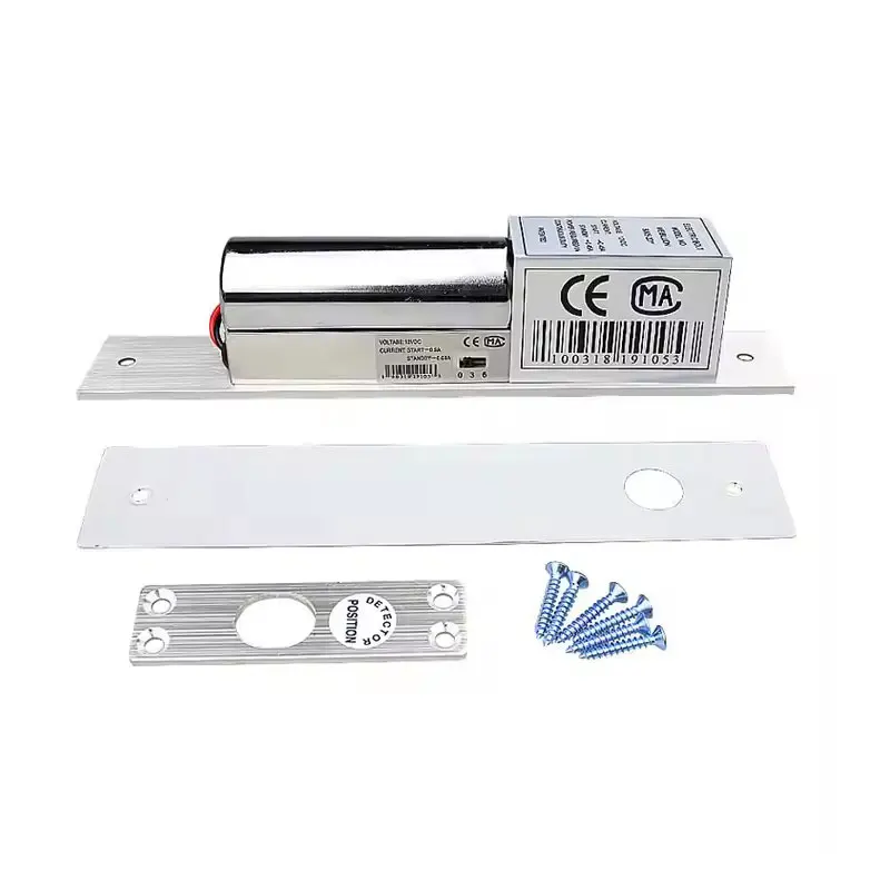 Electric Bolt Lock 2-Lines DC 12V Low Temperature Heavy-Duty Fail-Safe Drop Door Access Control Security,Sn:602