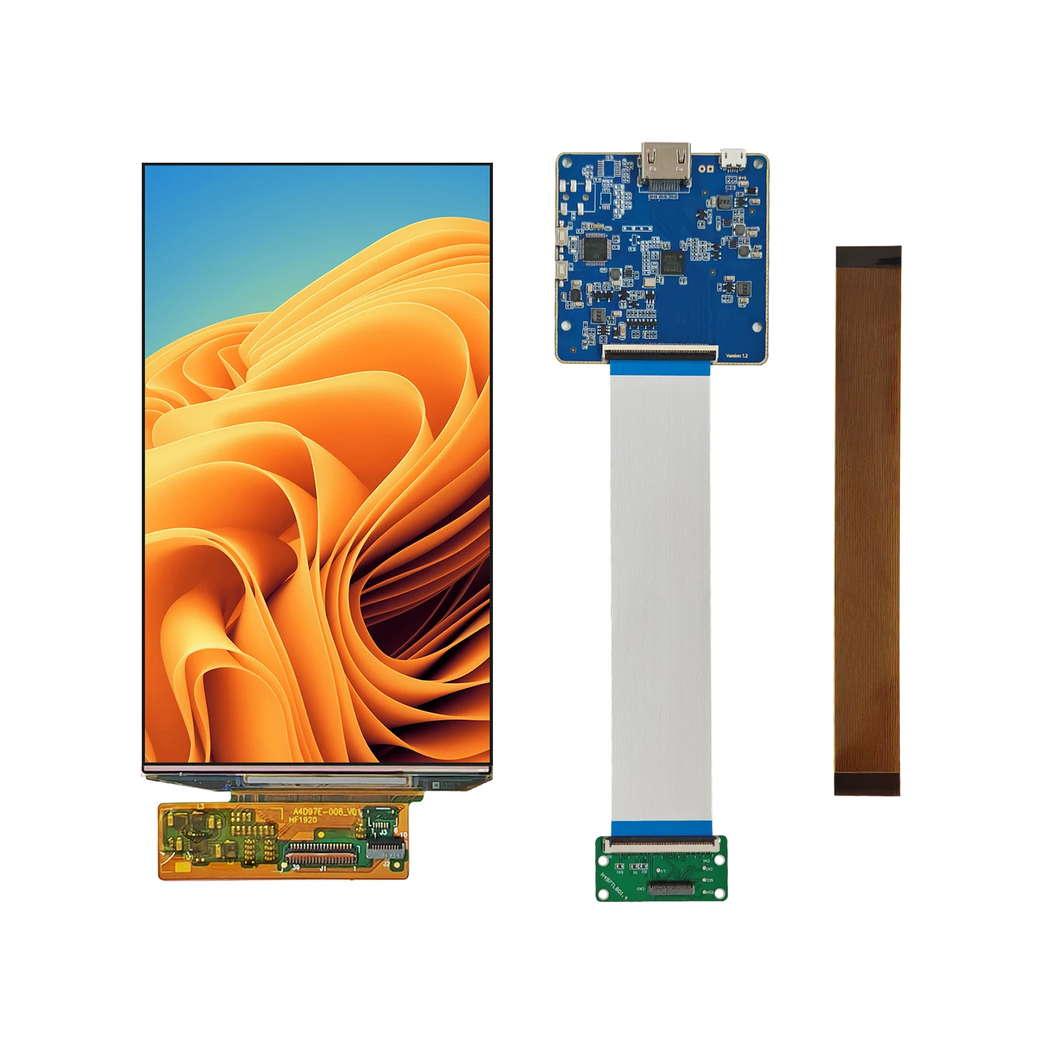 4.97 Inch 5.0 HD 720×1280 AMOLED Display Module OLED Screen MIPI 4 Lanes Interface 720P RM67295 Driver IC 39Pins FPC