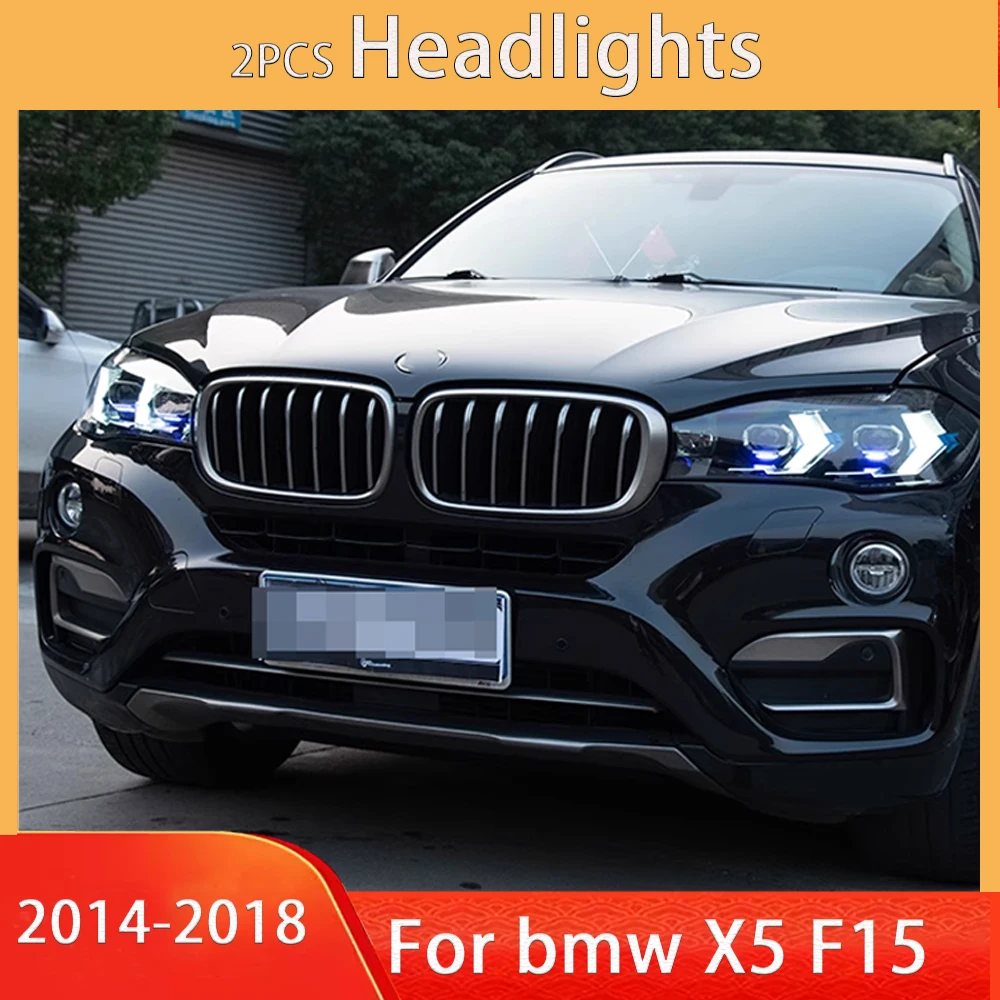 

Car Light For BMW X5 F15 2014-2018 Headlight LED Projetor head Lamp Daytime Running Light Automotive Accessories