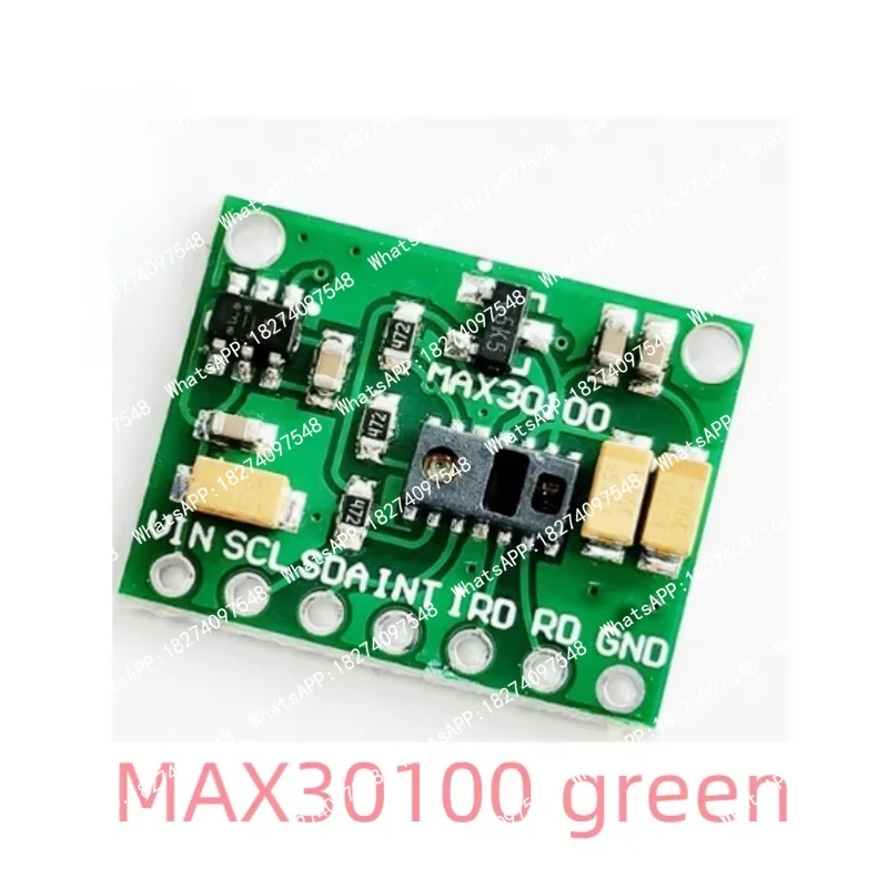 2Pcs MAX30100 MAX30102 Heart Rate Pulse Oximeter Sensor Module I2C Wrist Blood Oxygen Heartbeat Detection Sensor Breakout Board