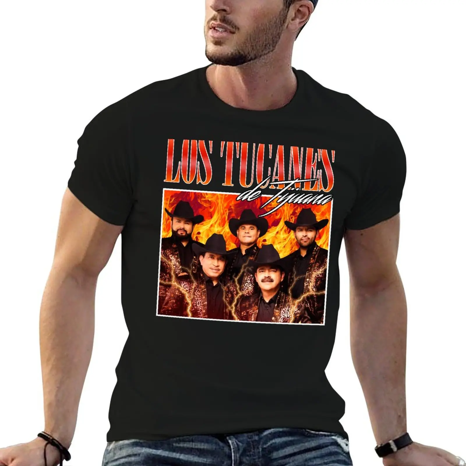 Camiseta Los Tucanes de Tijuana con diseño Retro Vintage, camisetas de algodón 100%, camisetas divertidas, camiseta de humor oscuro, camiseta de lujo para hombre