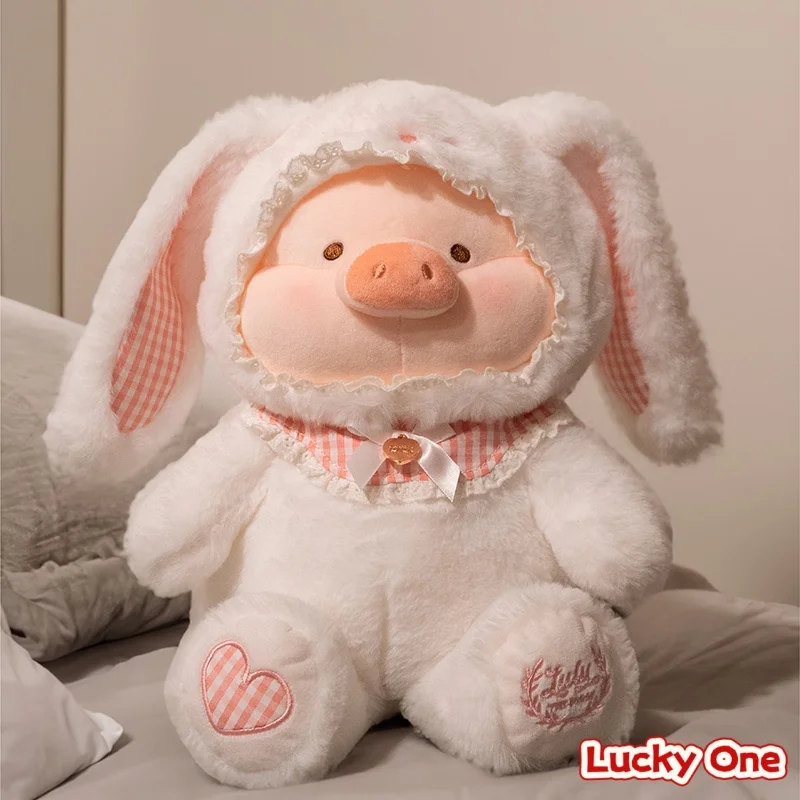 52 juguetes de peluche LuLu de cerdo enlatado, dulces de Navidad, animales de peluche suaves periféricos, regalo para vacaciones