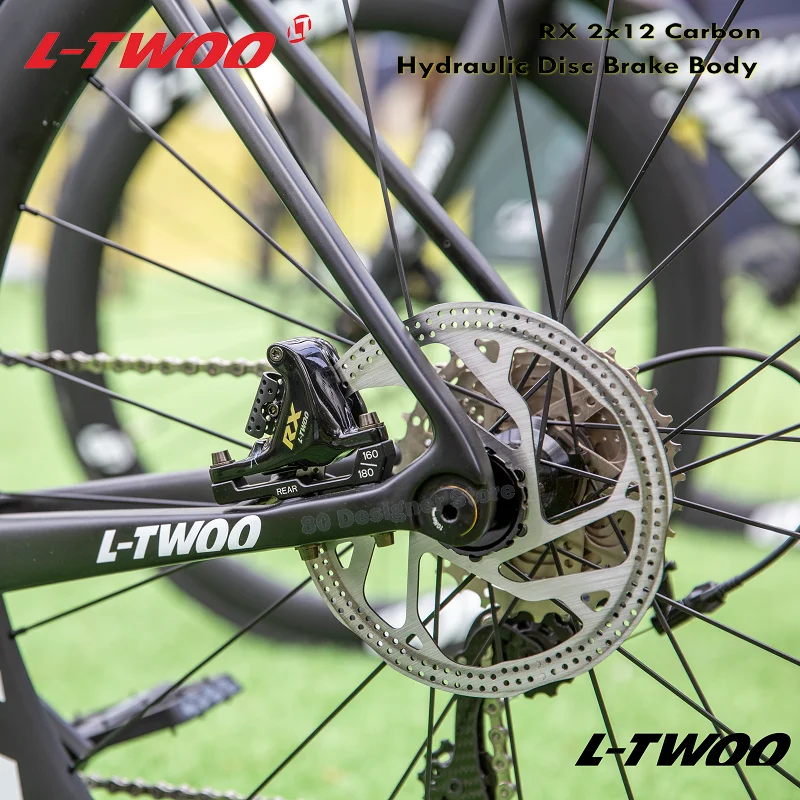 LTWOO RX 2X12S Hydraulic Road Groupset 24S Carbon Fibre Hydraulic Brake Shifter Hydraulic Disc Caliper Front Rear Derailluer GRT