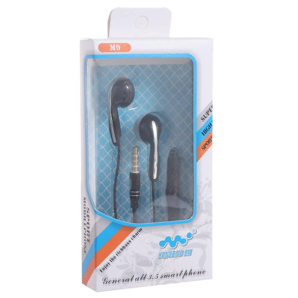 Electrónica portátil con cancelación de ruido para teléfono inteligente, auriculares con cable de 3,5mm, auriculares intrauditivos planos, auriculares deportivos