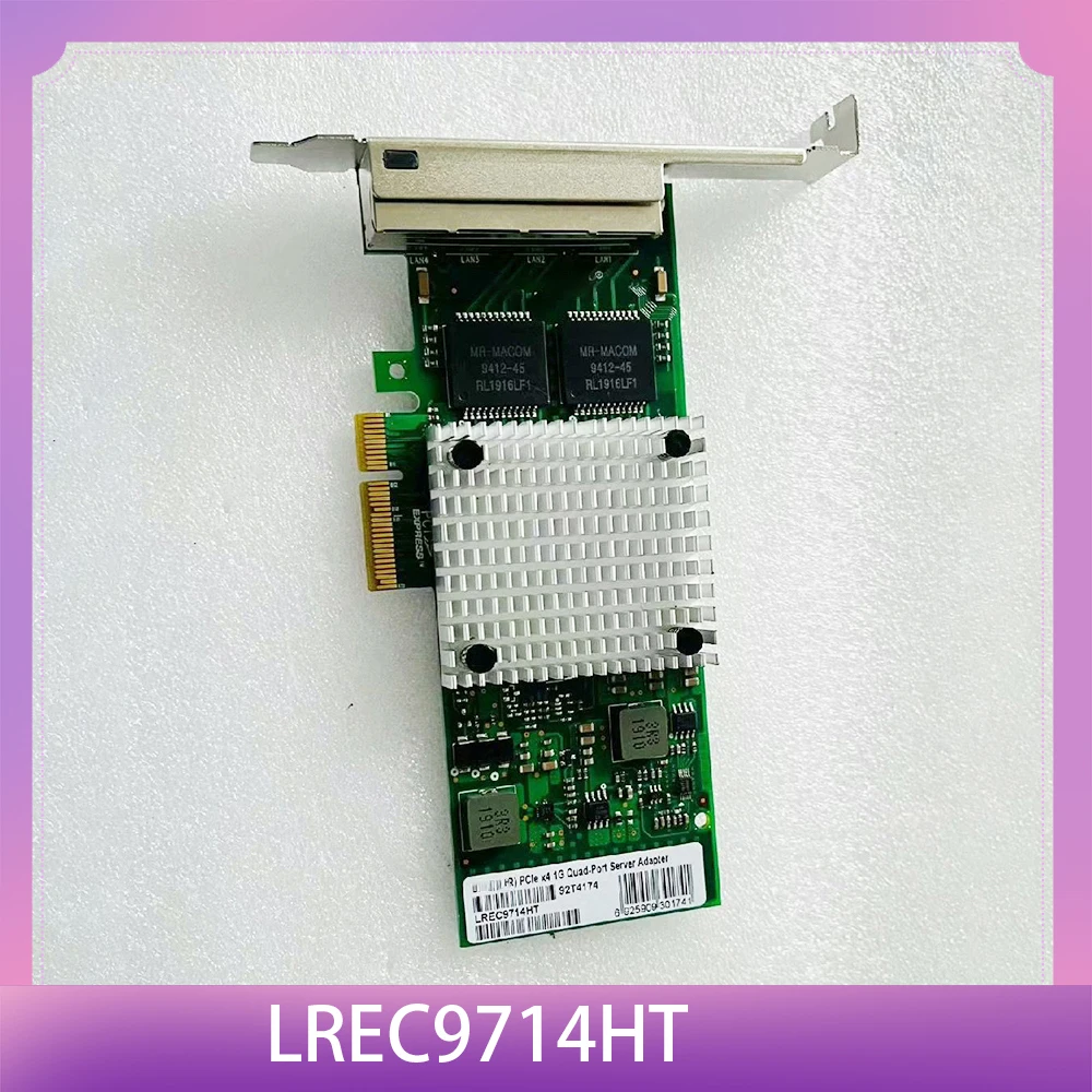 For LR-LINK PCIE X4 Gigabit net-work card With four Electrical Ports LREC9714HT