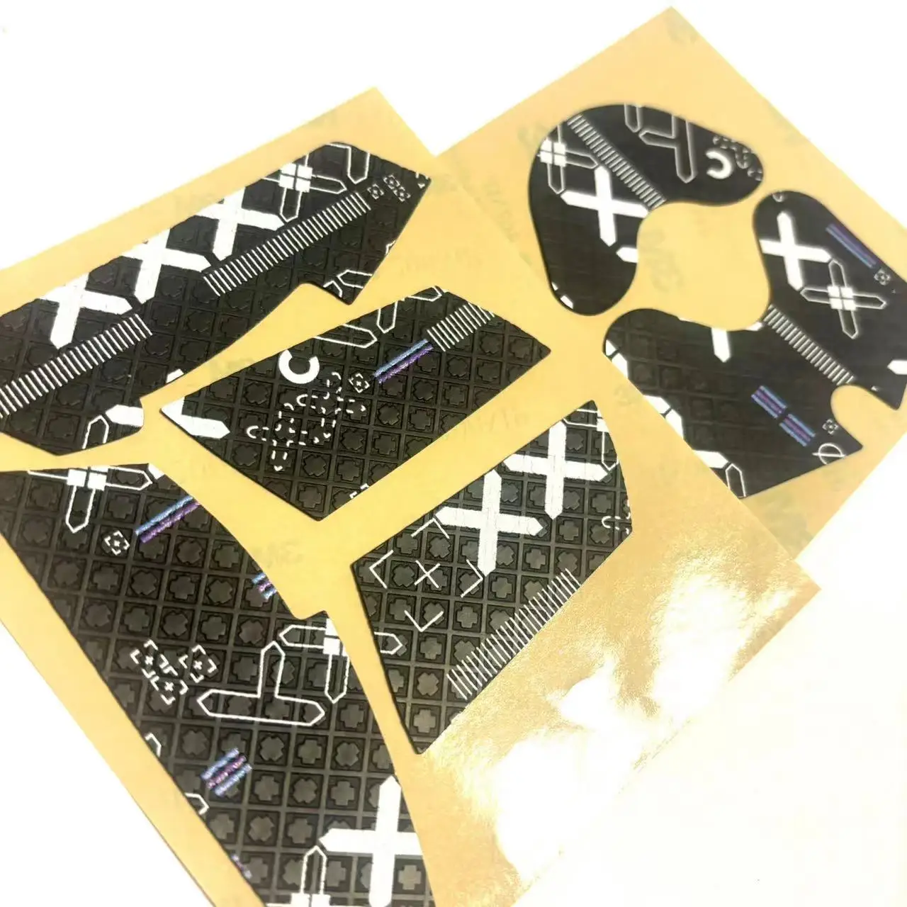 Empuñaduras de cinta antideslizantes para ratón, almohadillas resistentes al sudor, pasta antisudor para Logitech G304, G305, G102, G203 (piel completamente cubierta)