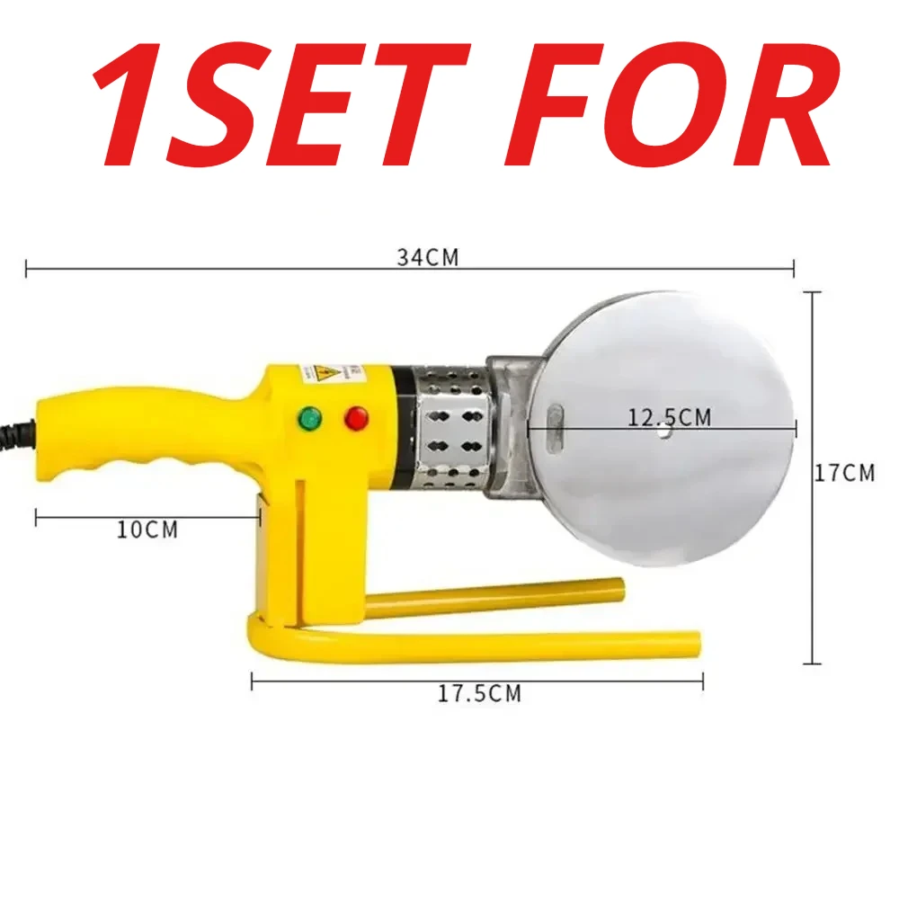 1SET FOR Electronic Constant Temperature Water Pipe Hot Melter Hot Melt Machine PPR PE75-110 Plastic Welder Combiner Hot