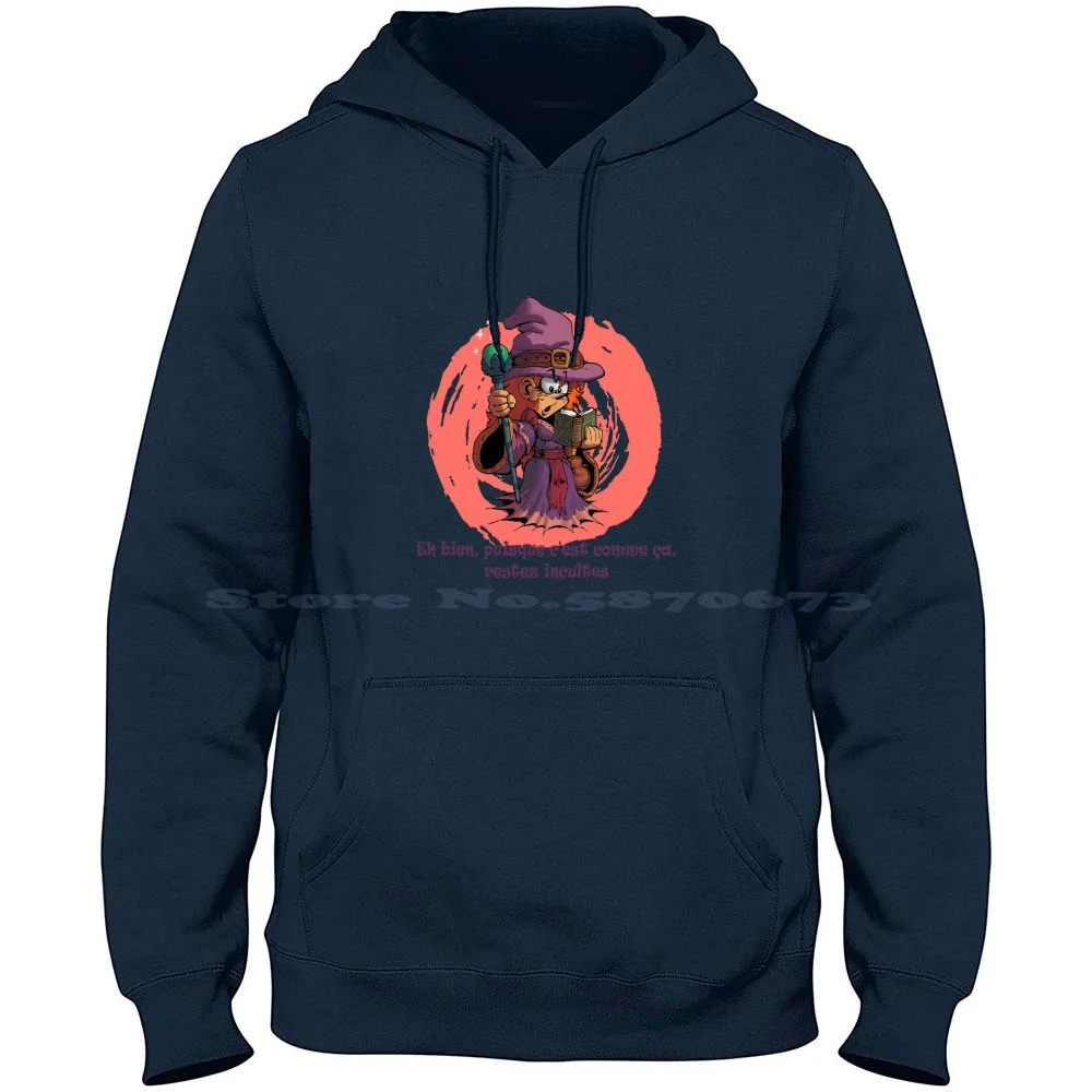 Naheulbeuk Magician 100% Pure Cotton Hoodie Tshirt Sorceress Donjondenaheulbeuk Amuletdudesorder Comic Fireball Maptiteboutik