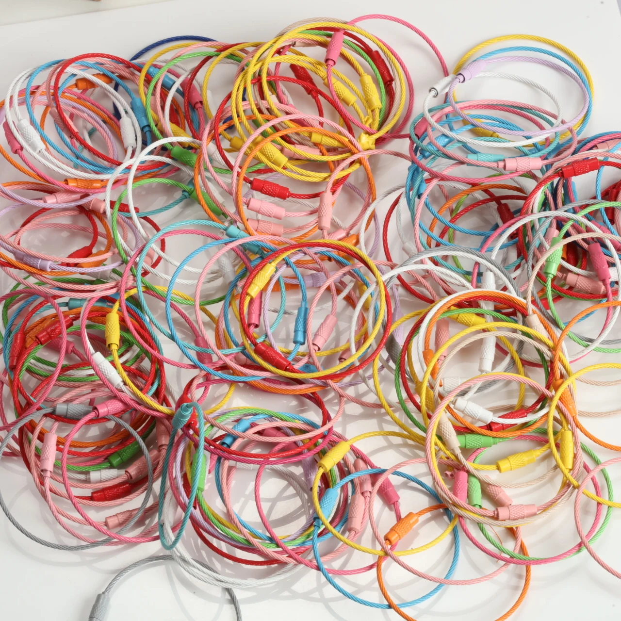 다색 페인트 코팅 강철 스플릿 링, 녹 방지 점프 링, - Jewelry Making Wire 리뷰 및 가격
