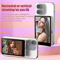 Mobile Phone Wireless Magnetic Selfie Monitor Screen For Smartphone Live Stream Video Recording for iPhone Android phone