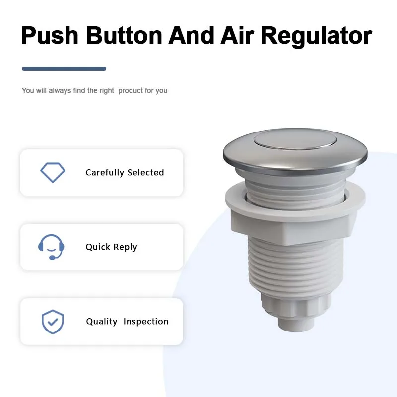 TLF ثلاث أيام الشحن ABS البلاستيك دوامة حوض الاستحمام التحكم في الهواء مفتاح الضغط زر الضغط الهوائي