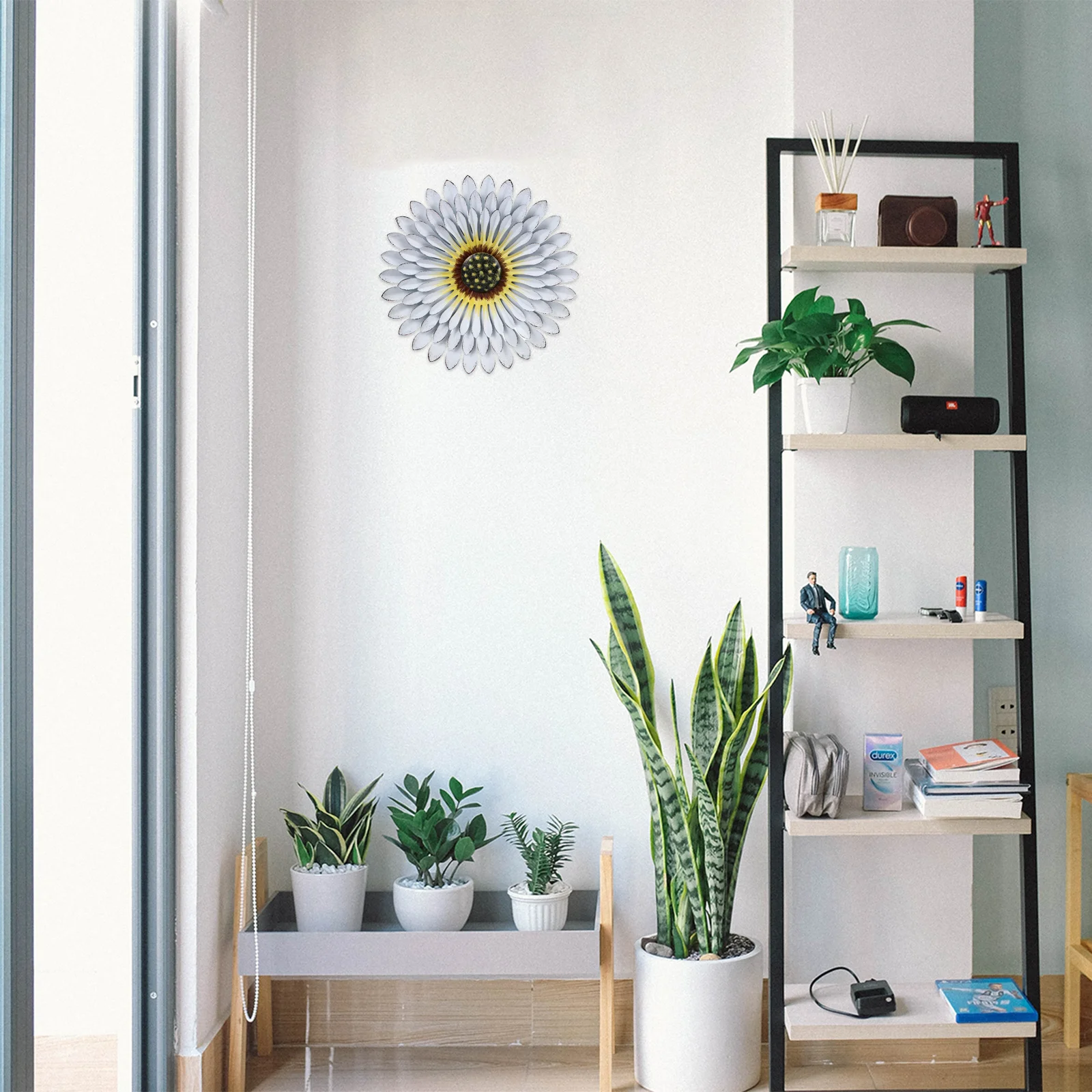 

Simulation Flower Hanging Decor Unique Wall Hanging Ornament Home Decorative Indoor Wall Adornment for Living Room