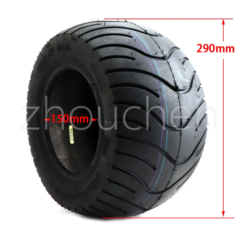 Motorcycle Accessories 13x6.50-6 Tubeless Tyre Vacuum Tire for ATV QUAD Golf Buggy Mower Go-kart Lawnmowers wan da