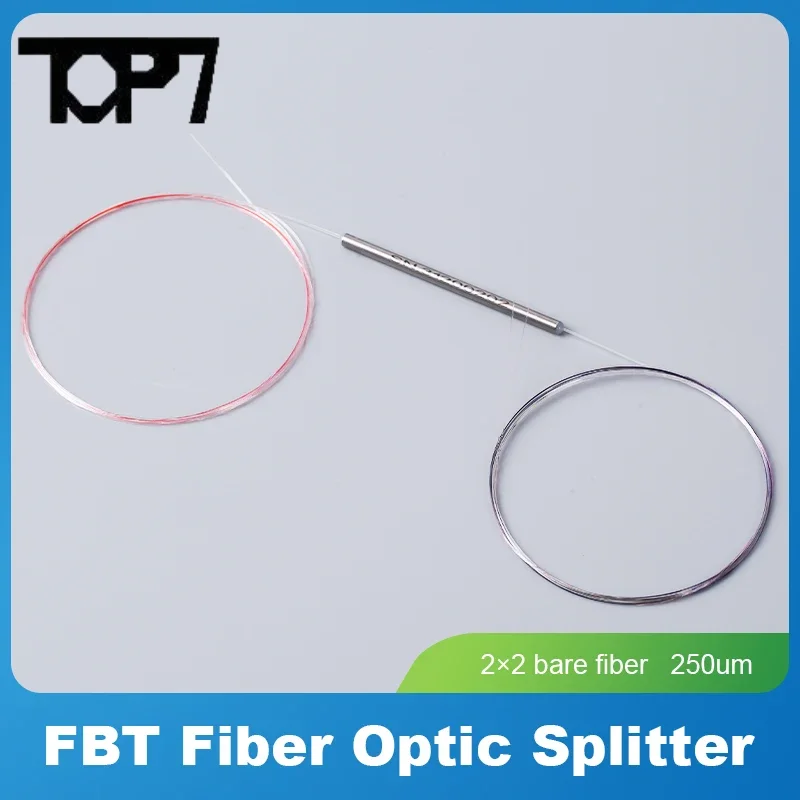 FBT, Mini Fiber Optic Splitter, 250um, 2x2, 1x2,10pcs without Cabo Connector