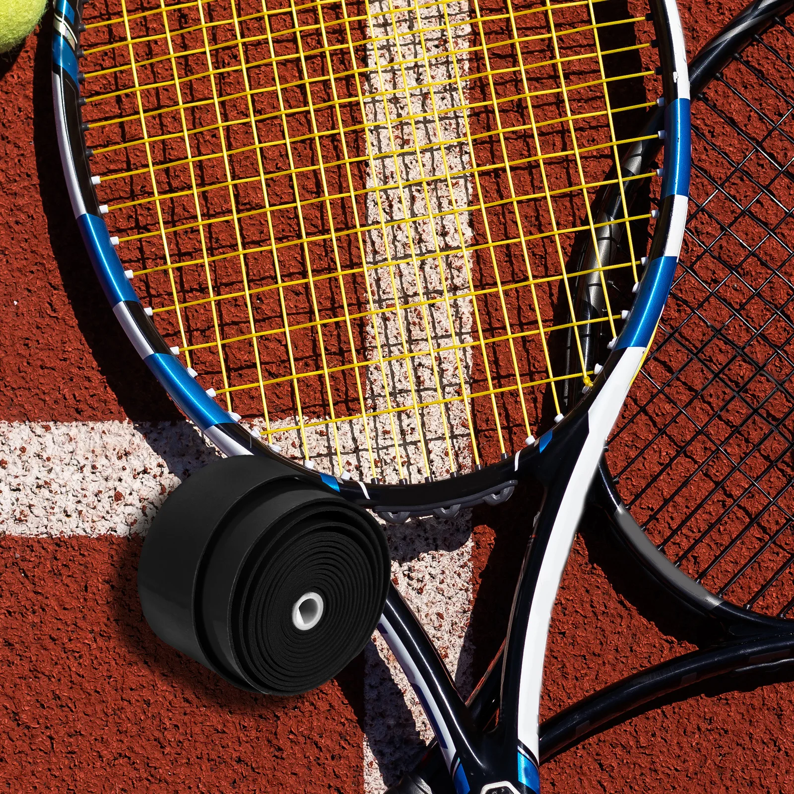 

10 Pcs Racket Sweatband Wrapping Tape Absorbent Grip Tennis Racquet Badminton Cover