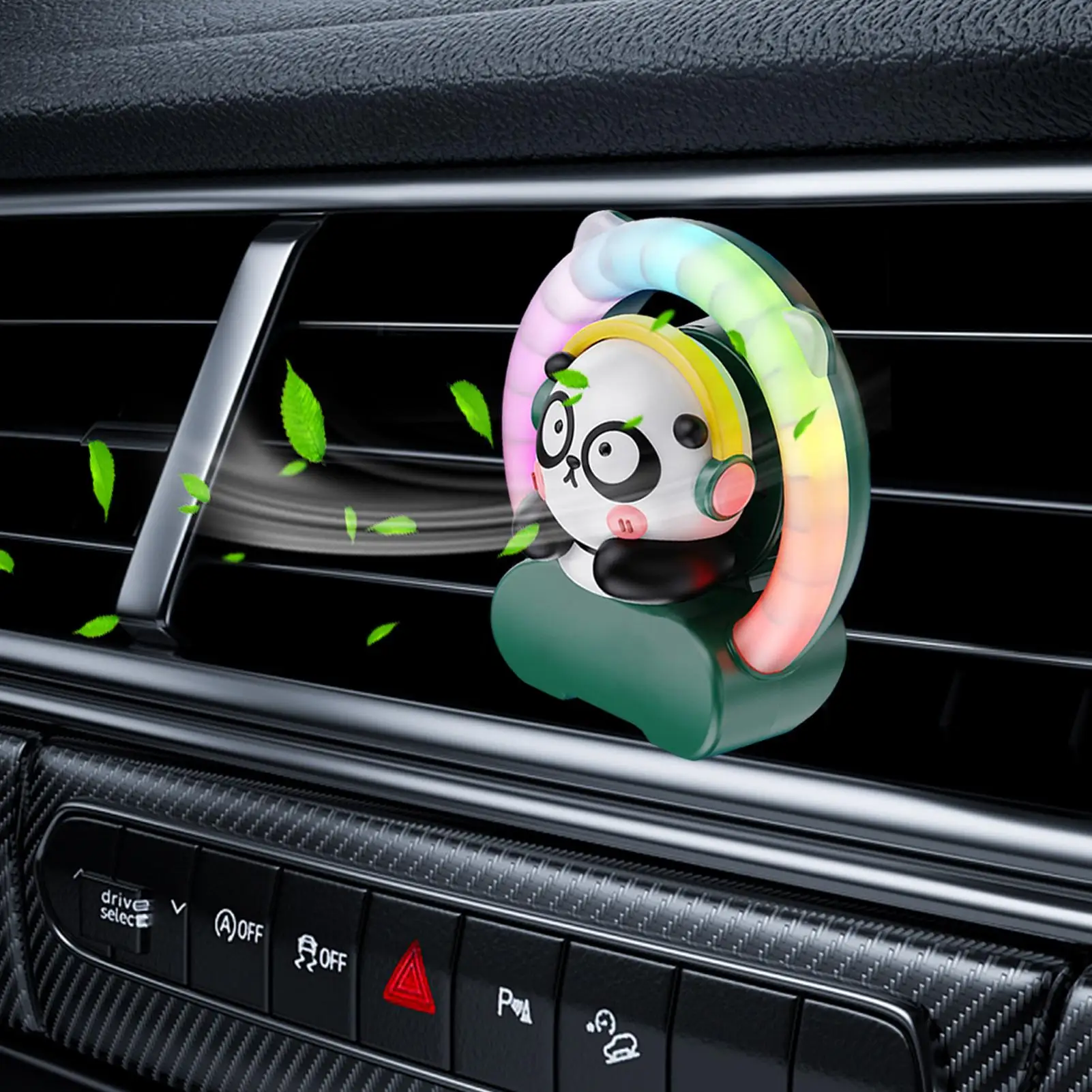 

Auto Aromatherapy Diffuser Car Air Outlet Perfume Clip With Atmosphere Light Rechargeable 180mAh Battery Car Interior Accessory