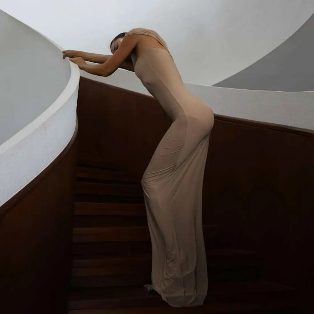 Bodycon فساتين كوكتيل امرأة قابل للغسل متعدد الألوان قلم رصاص ريترو سيدة ربط الرقبة العجل طول خمر السيدات الكلاسيكية الطراز القديم