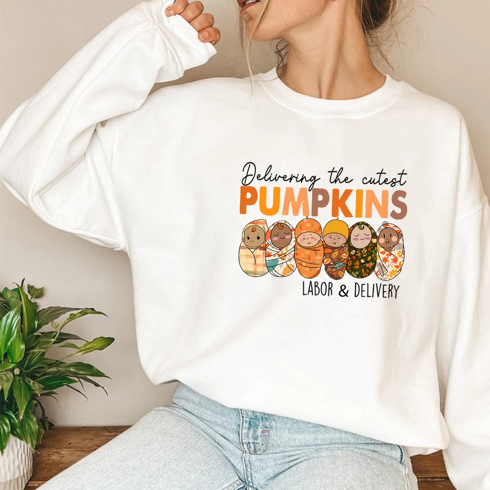 Deliver The Cutest Little Pumpkins Sweatshirt  Labor and Delivery Halloween Sweater Delivery Nurse Shirt Unisex Sweatshirt