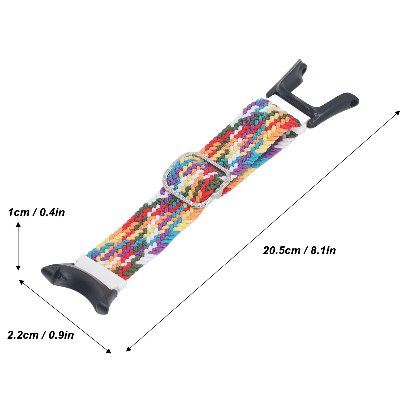 Bracelet de montre de remplacement, taille réglable à dégagement rapide, boucle de renfort élastique et respirante, tissage en Nylon pour AMBIT 2S