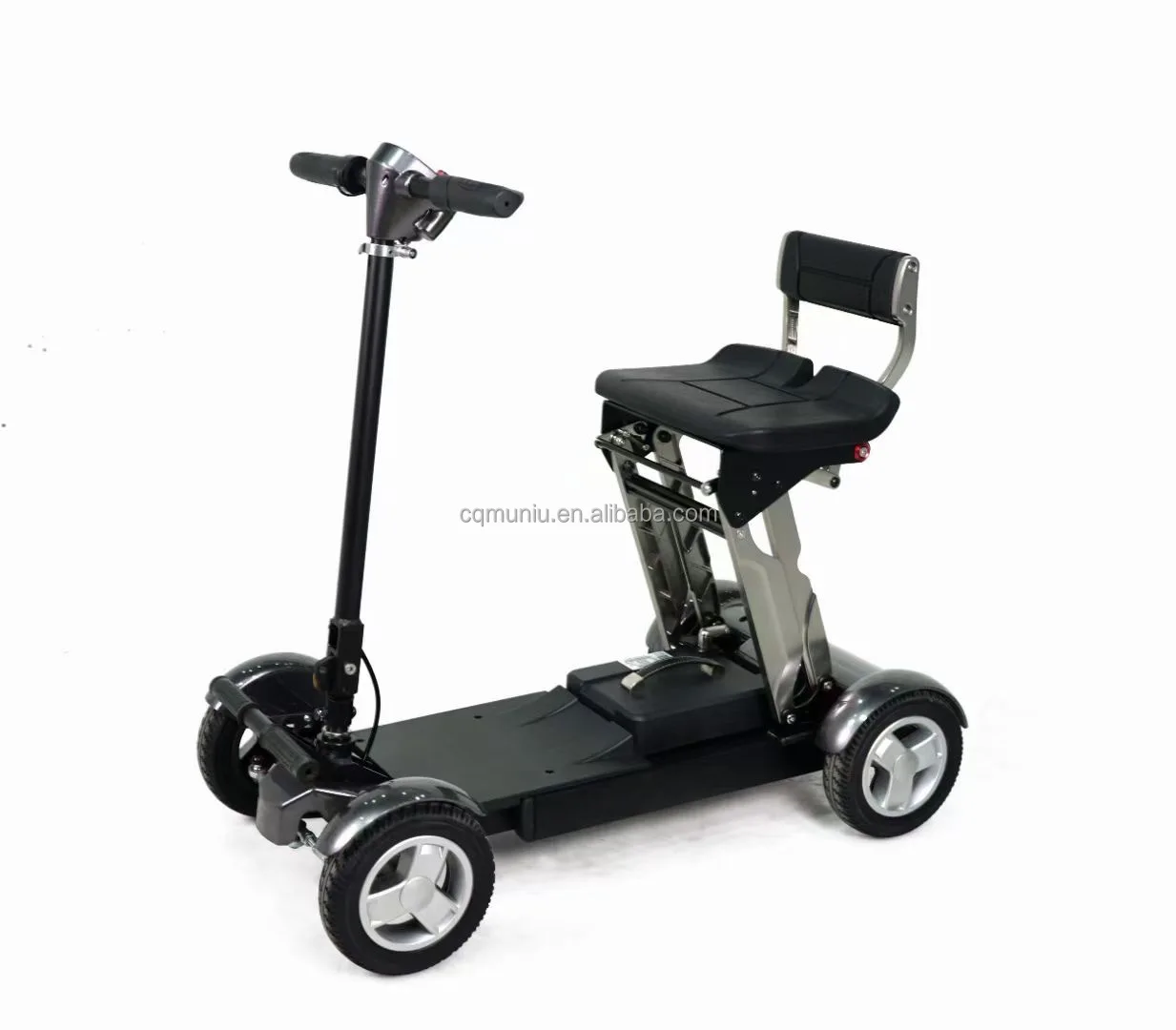 MN4050 250W 4-Wheel Foldable Electric Mobility Scooter for Elderly/Disabled Seniors 100KG Capacity 6km/h Speed 15km Range