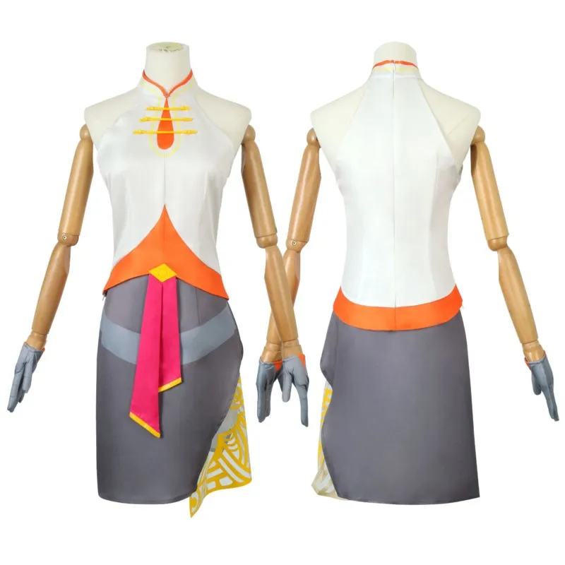 ‌Ze lda Tears of the Kingdom Purah Cosplay Costume Link Game Character Outfit Anime Role Halloween Party Girls  Women Dress Cos