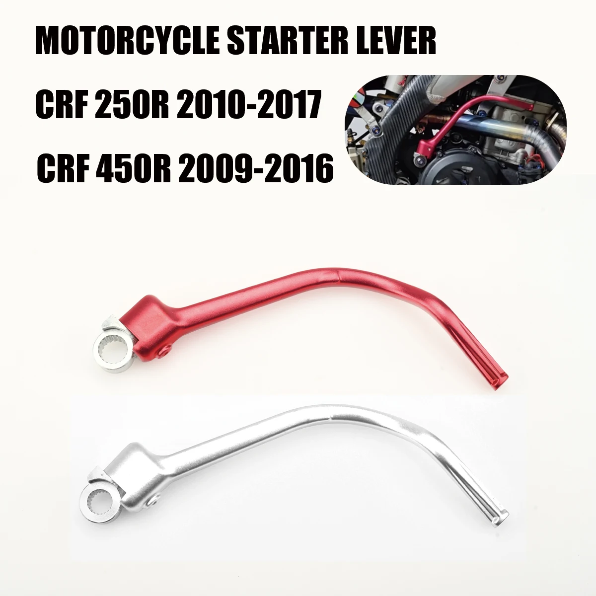 

Motorcycle Forged Kick Start Starter Lever Pedal For HONDA CRF250 2010-2017 CRF450R 2009-2016 CRF250R 450R 2009 2010 2016 2017