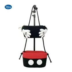 Disney Mickey Big Palm Cute Style Double-layer Cotton Clothes Storage Basket for Entrance and Behind Student Dormitory Doors