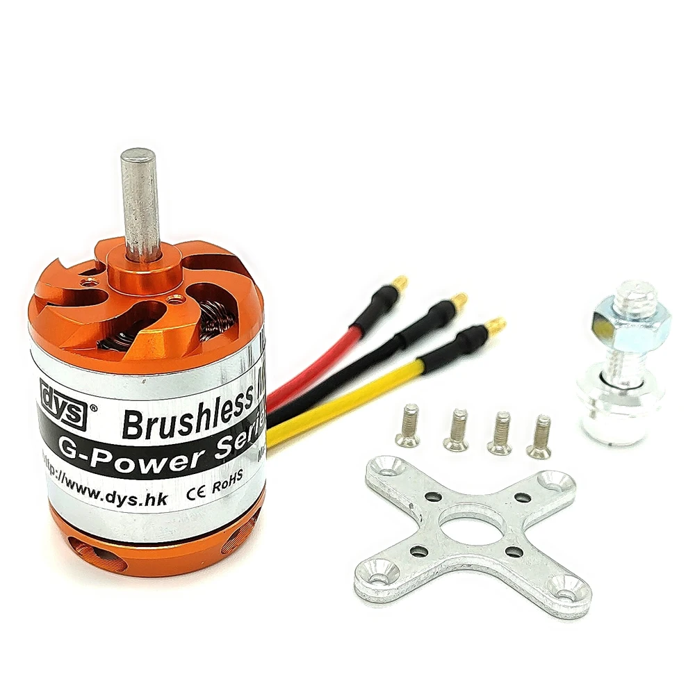 dys D2822 D2826 D2830 D2836 D3530 D3536 D3542 D3548 Brushless Motor 2-3/4/5S For RC Mini Multicopters Plane Fixed-wing Aircraft