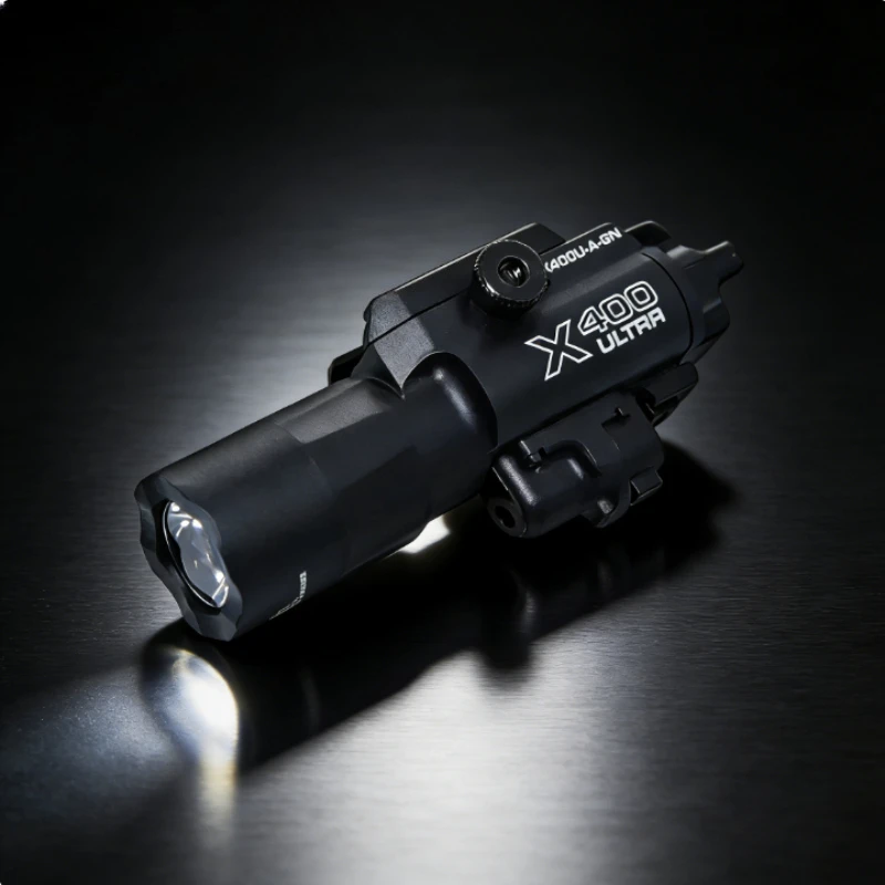 High Quality X400U Flashlight Laser Combo 2-in-1 20mm Picatinny Rail For Toy Airsoft Guns Hunting Shooting Gear