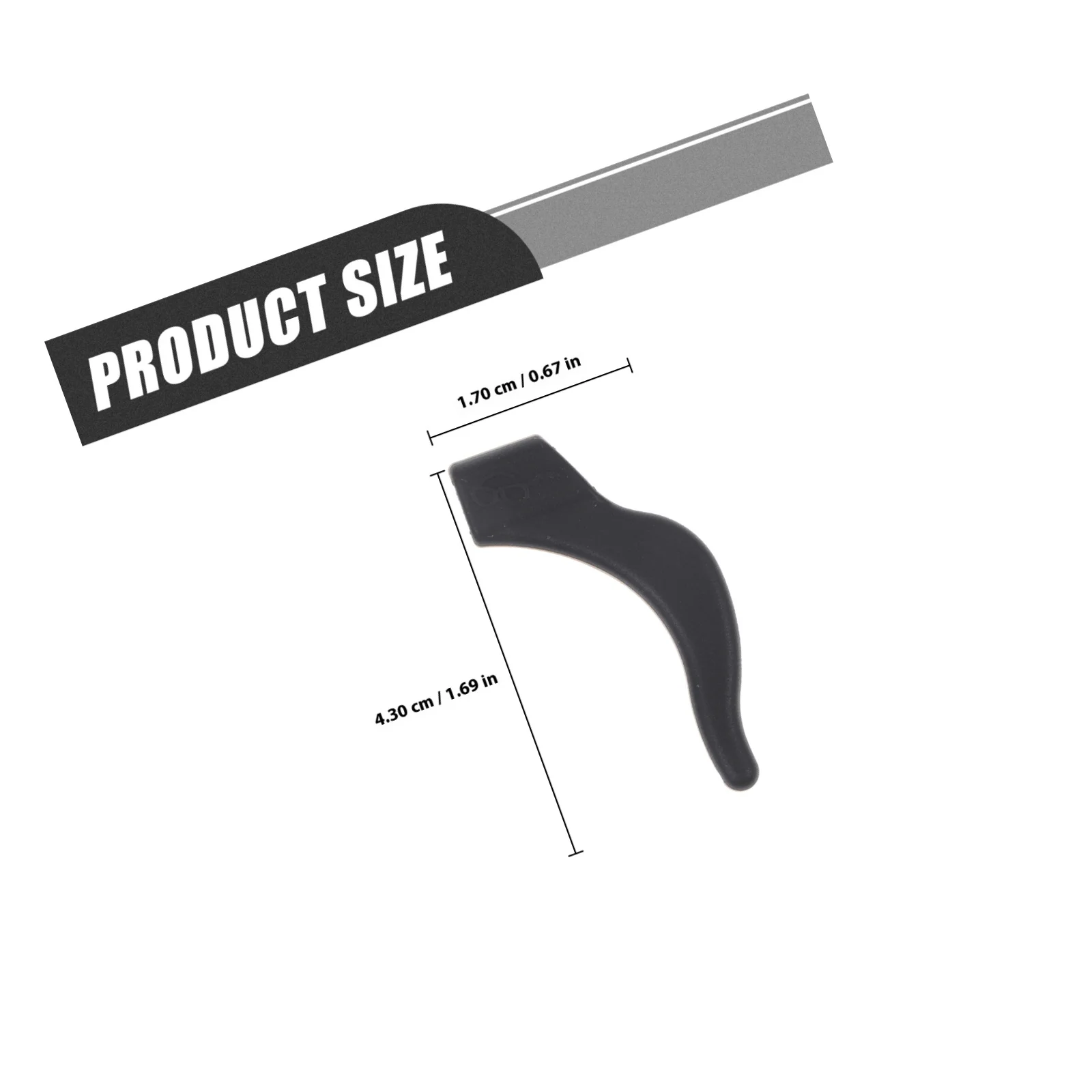 نصائح نهاية النظارات المضادة للانزلاق الأذن الجوارب قطع أغطية السيليكون للنظارات الشمسية الجمباز الساق استبدال الهدايا