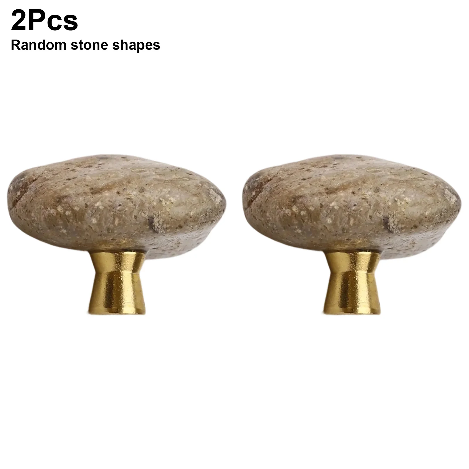 Creative Cabinet Handles Natural Stone Handles Modern Interiors Screw Length 2.2cm Creative Drawer Pull Handles