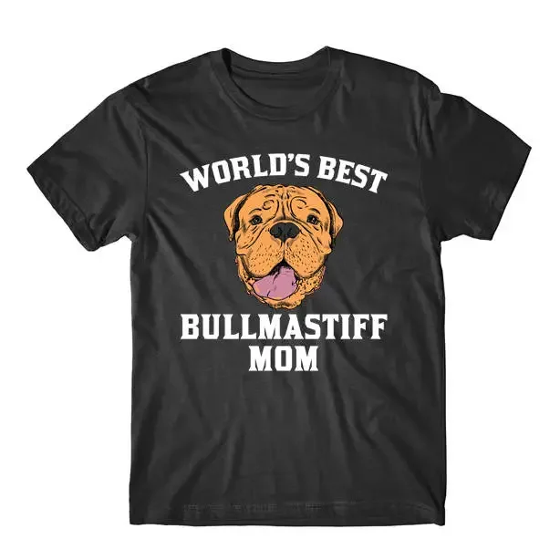 World'S Best Bullmastiff Mom Dog Owner T Shirt By Really Awesome