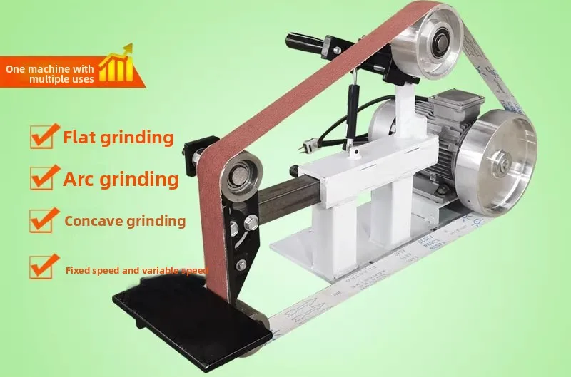High-speed electric grinding hardware polishing machine Multifunctional belt abrasive machine Industrial grade
