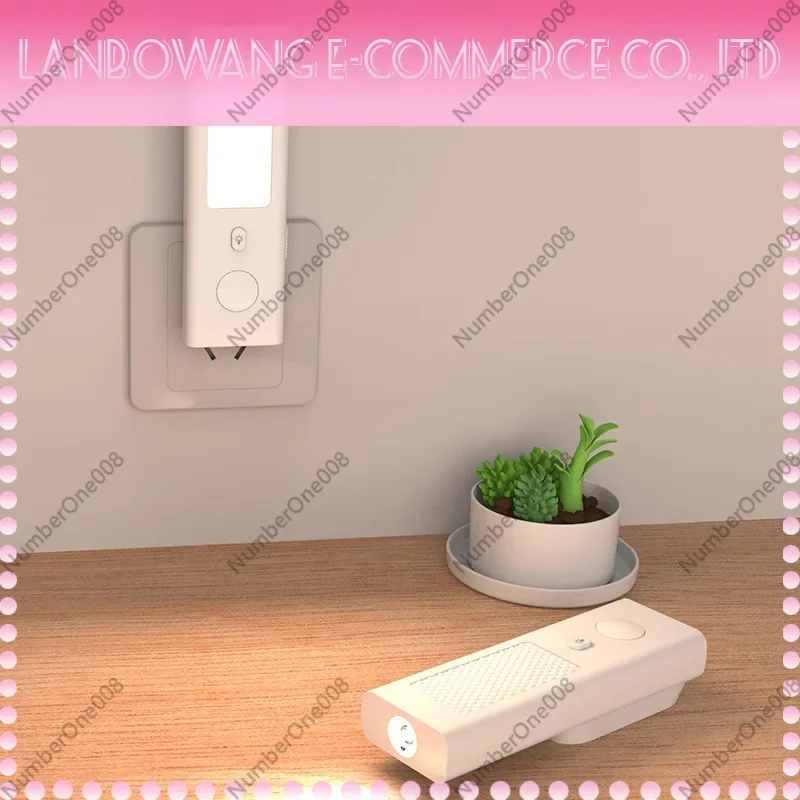 Motion Sensor Night Light - Plug-in with Switch, Instant-on Energy Saving LED for Hallway Bedroom, Auto on/Off view 5