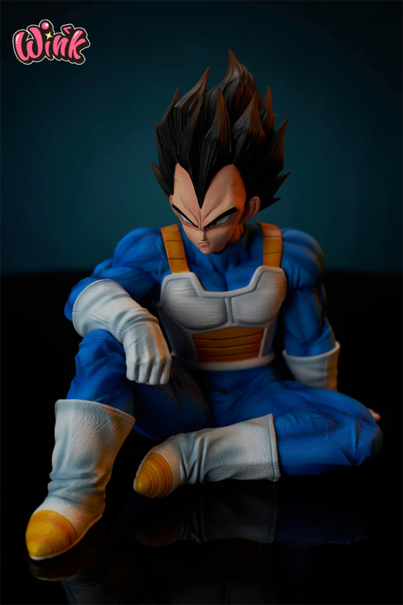 13Cm Gk Wink Studio Dragon Ball Z Proud Saiyan Prince Vegeta Iv Anime Action Figure Garage Kit Statue Model Toys Gift