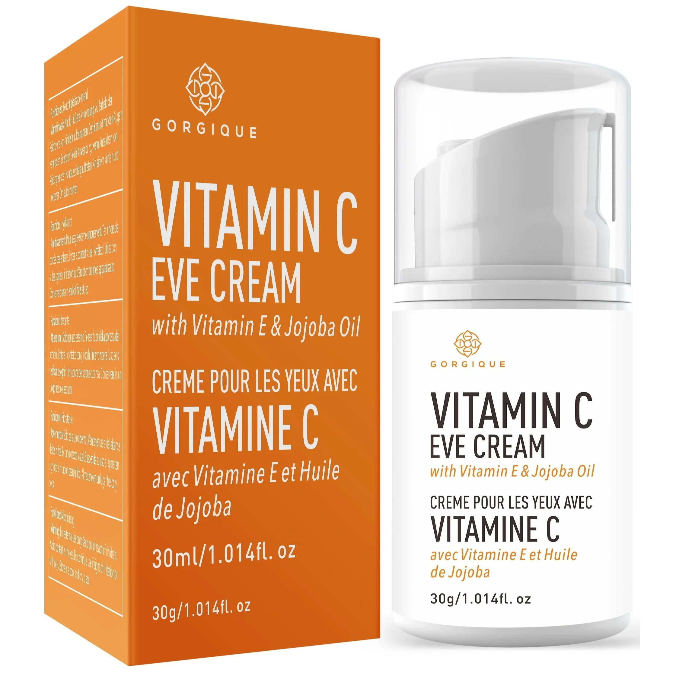 

Vitamin C Eye Cream Formulated with HighActive Bioavailable Vitamin C Specially Formulated for Delicate Skin Around The Eyes