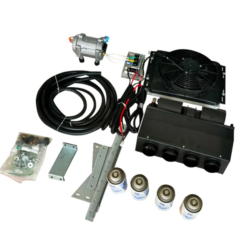 Universal 12V air Conditioner Electric Compressor Under Dash Car Universal air Conditioning for Vehicle