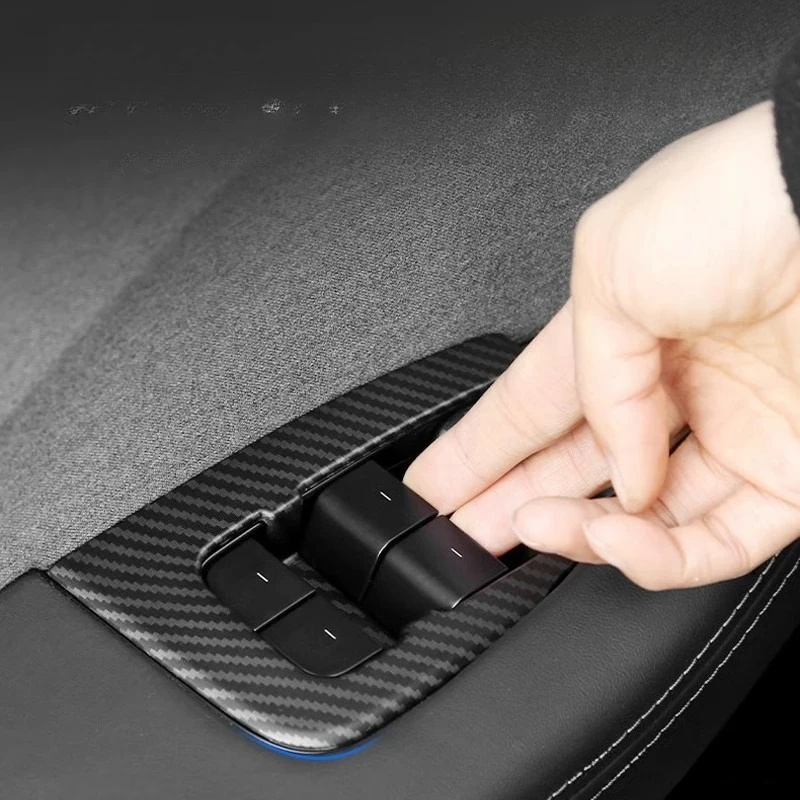 For Old Version Tesla Model3 Y Window Lift Panel Car Interior Modification Supplies Auto Interior Decoration Fittings