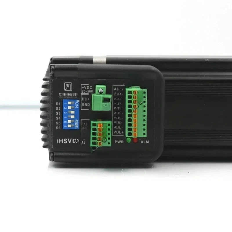 JMC 48V 400w servo motor set permanent magnet small machine 3000rpm 1.27NM, communication speed: 9.6Kbps V603 upgrade V604