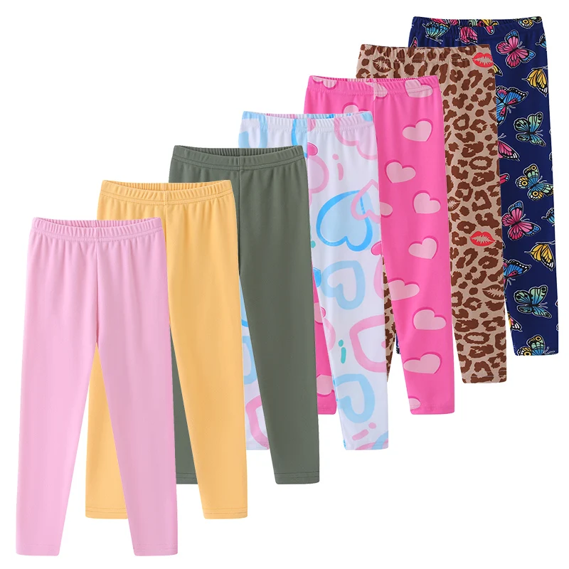 

1/4 Piece Girls' Autumn And Winter Sweet And Cute Slim Fit Leggings Big Girls' Thick And Warm Comfortable Casual Versatile Pants