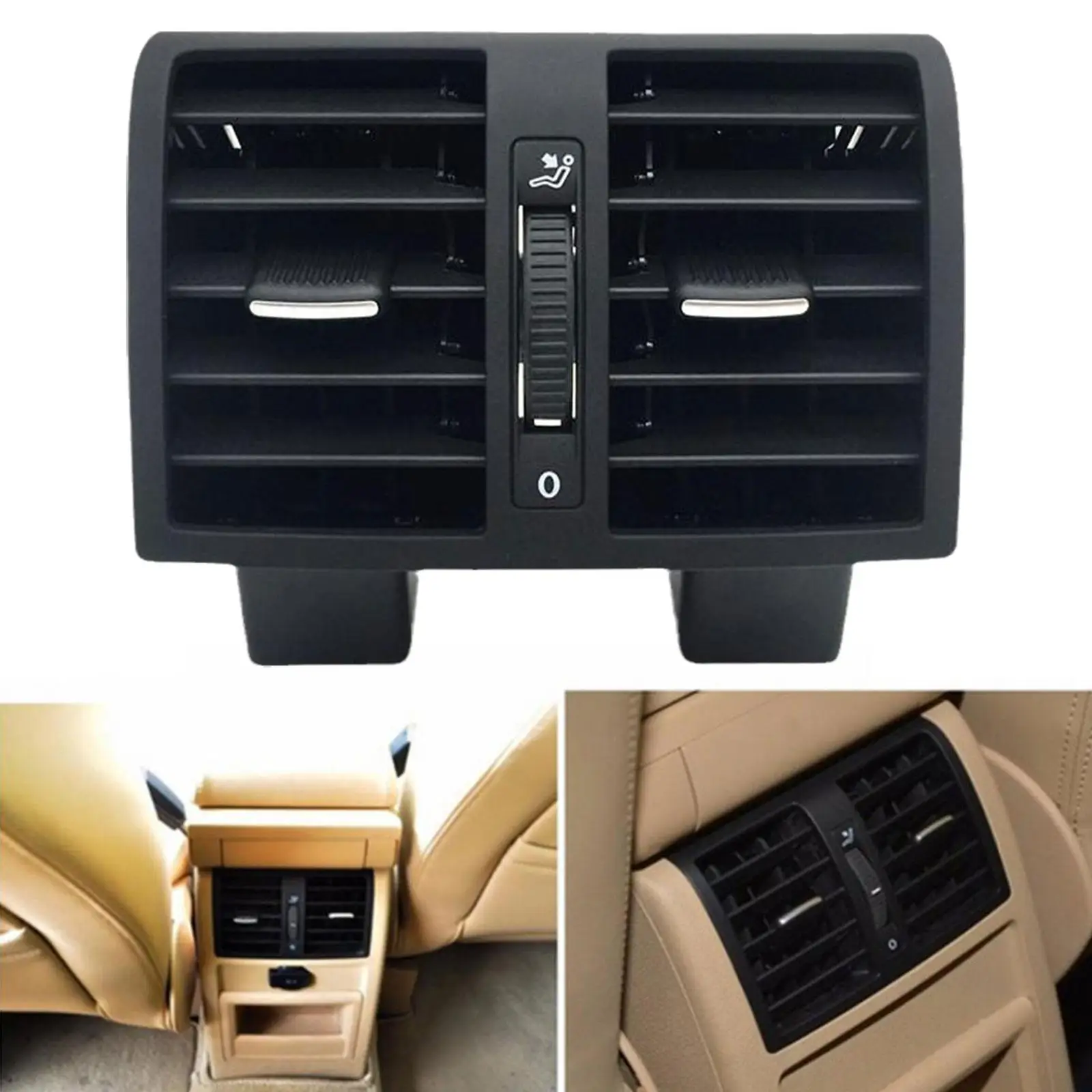 

Car Rear AC Air Conditioning Outlet Vent 1TD819203A for VW Touran 2003-2015 Air Vent Outlet Rear AC Black Air Outlet Vent Grill