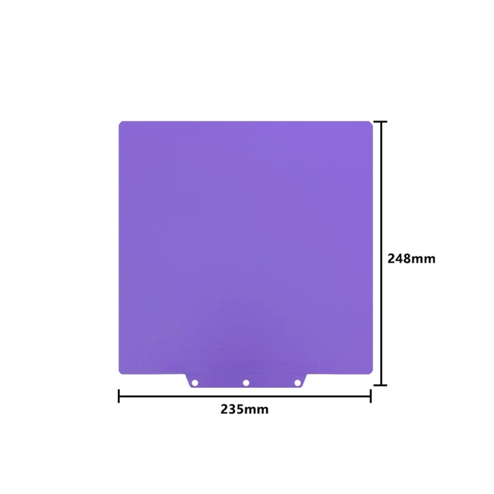 Cold Build Plate For Flashforge AD5X AD5M 235x248mm Flexible Spring Steel Sheet Low Temperature Printing For Surface For 3D
